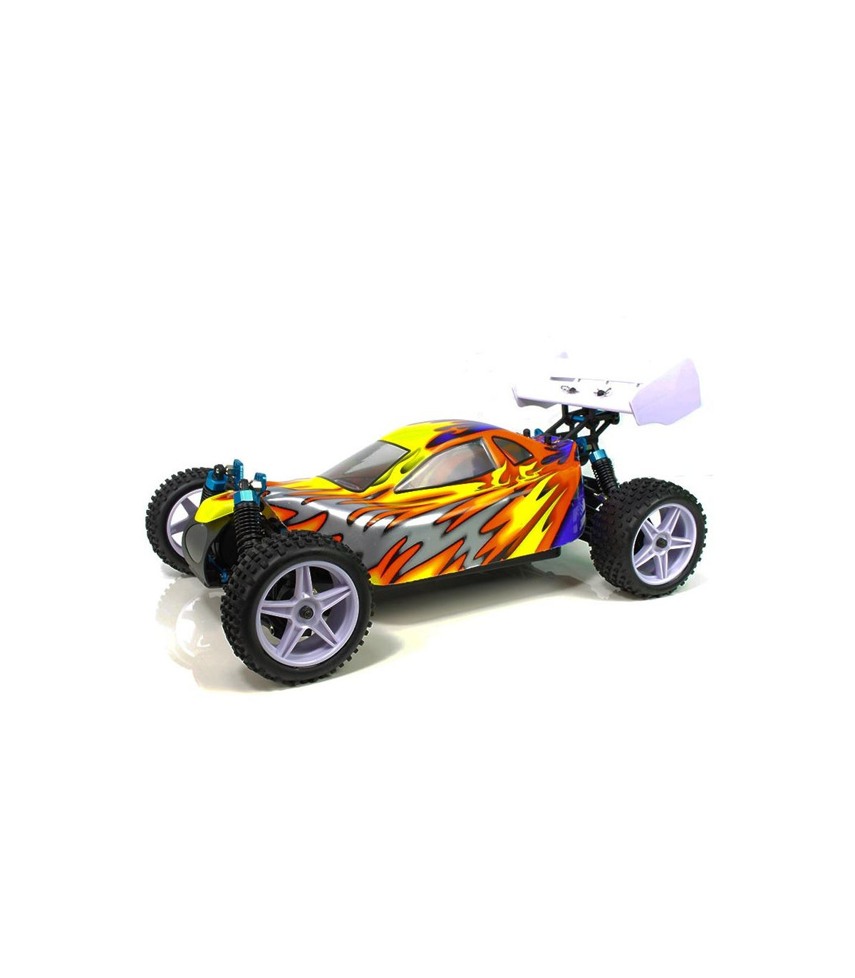 Coche RC XSTR Pro HSP 1/10 Brushless BATERÍA Lipo11.1V 2,4Ghz 4WD AMARILLO