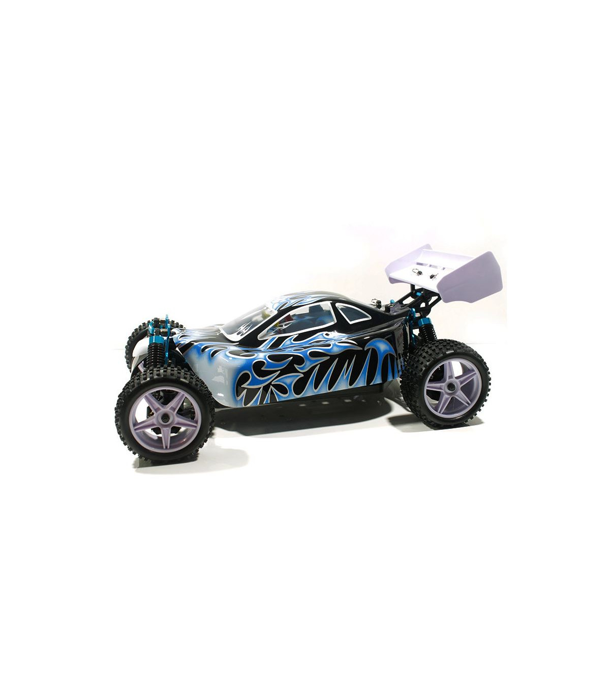 Coche RC XSTR Pro HSP 1/10 Brushless BATERÍA Lipo11.1V 2,4Ghz 4WD BLANCO - NEGRO