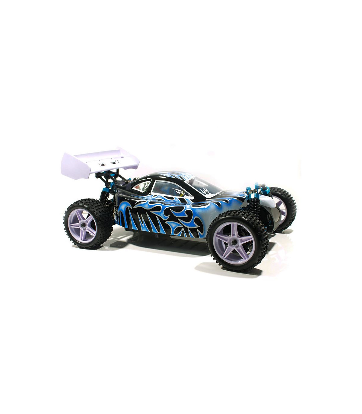 Coche RC XSTR Pro HSP 1/10 Brushless BATERÍA Lipo11.1V 2,4Ghz 4WD BLANCO - NEGRO