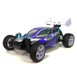 Coche RC XSTR Pro HSP 1/10 Brushless BATERÍA Lipo11.1V 2,4Ghz 4WD AZUL-PLATA