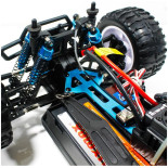 COCHE BRONTOSAURUS PRO HSP BRUSHLESS+ LIPO 11.1V ESC 100 AMPERIOS AMARILLO - ROJO