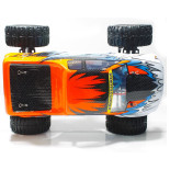 COCHE BRONTOSAURUS PRO HSP BRUSHLESS+ LIPO 11.1V ESC 100 AMPERIOS BLANCO-NARANJA