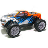 COCHE BRONTOSAURUS PRO HSP BRUSHLESS+ LIPO 11.1V ESC 100 AMPERIOS BLANCO-NARANJA