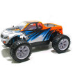 COCHE BRONTOSAURUS PRO HSP BRUSHLESS+ LIPO 11.1V ESC 100 AMPERIOS BLANCO-NARANJA