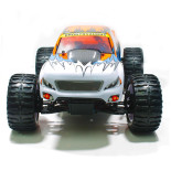 COCHE BRONTOSAURUS PRO HSP BRUSHLESS+ LIPO 11.1V ESC 100 AMPERIOS BLANCO-NARANJA