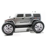 COCHE BRONTOSAURUS PRO HSP BRUSHLESS+ LIPO 11.1V ESC 100 AMPERIOS PLATEADO