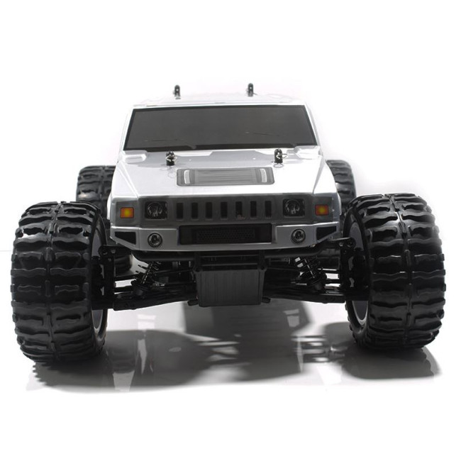 COCHE BRONTOSAURUS PRO HSP BRUSHLESS+ LIPO 11.1V ESC 100 AMPERIOS PLATEADO