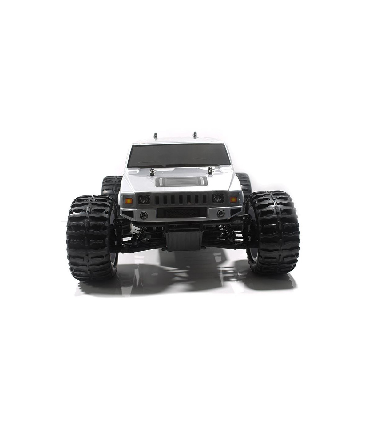 COCHE BRONTOSAURUS PRO HSP BRUSHLESS+ LIPO 11.1V ESC 100 AMPERIOS PLATEADO