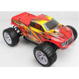 COCHE BRONTOSAURUS PRO HSP BRUSHLESS+ LIPO 11.1V ESC 100 AMPERIOS AMARILLO - ROJO