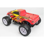 COCHE BRONTOSAURUS PRO HSP BRUSHLESS+ LIPO 11.1V ESC 100 AMPERIOS AMARILLO - ROJO