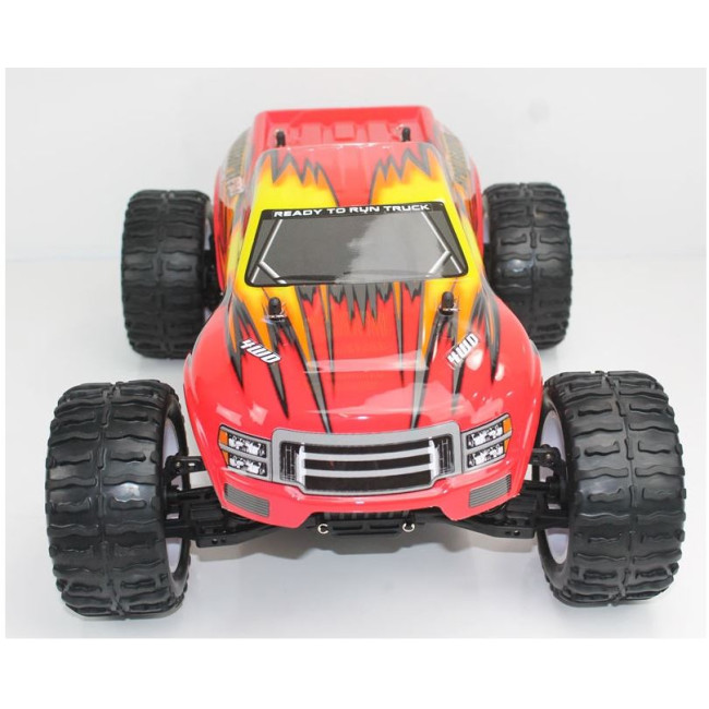 COCHE BRONTOSAURUS PRO HSP BRUSHLESS+ LIPO 11.1V ESC 100 AMPERIOS AMARILLO - ROJO