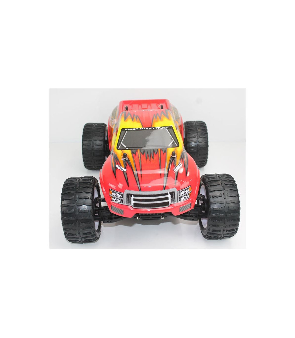 COCHE BRONTOSAURUS PRO HSP BRUSHLESS+ LIPO 11.1V ESC 100 AMPERIOS AMARILLO - ROJO