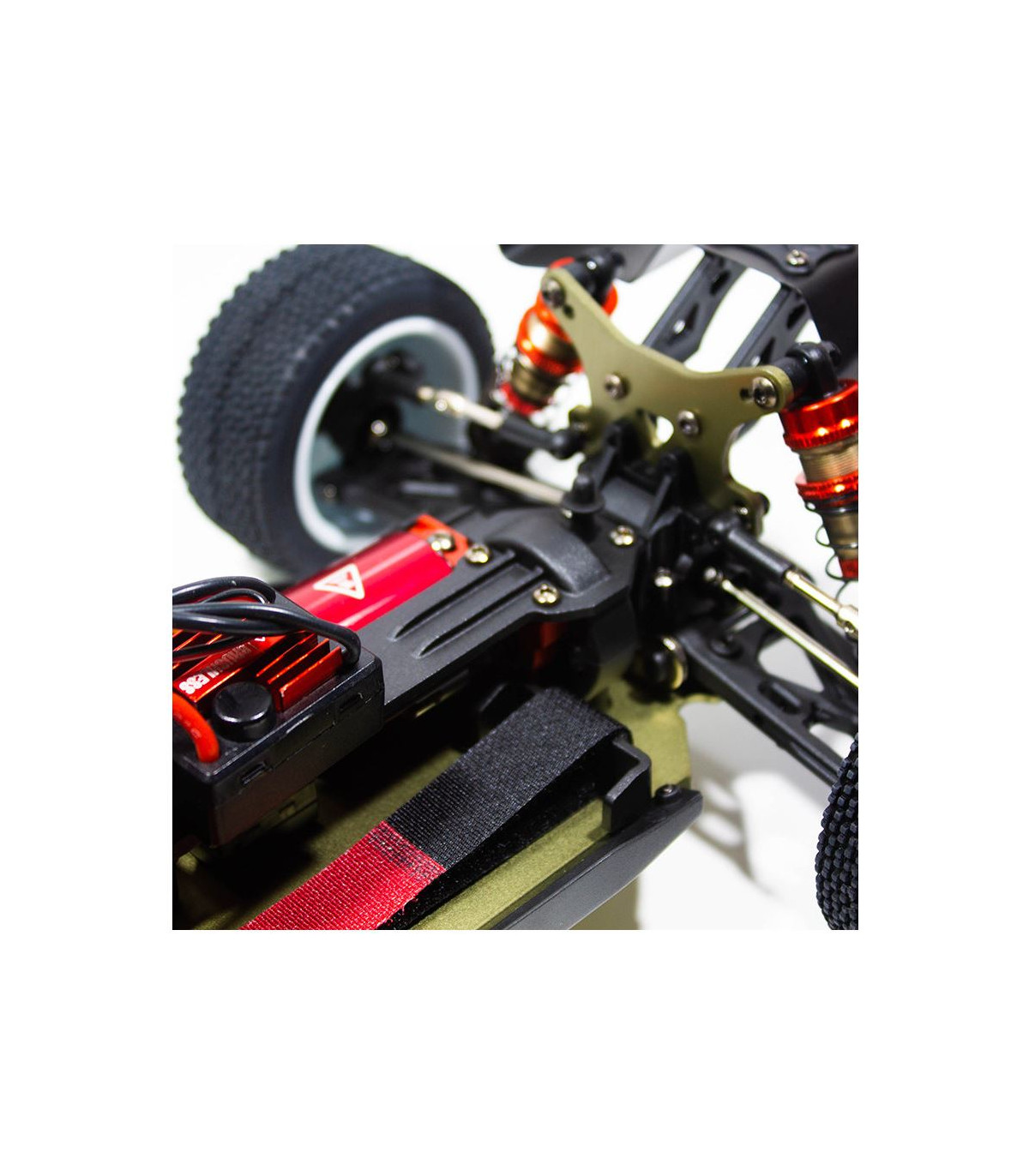 COCHE BRUSHLESS BUGGY 1/14 LC RACING EMB-1H BATERÍA LIPO (7,4V) LISTO PARA CORRER