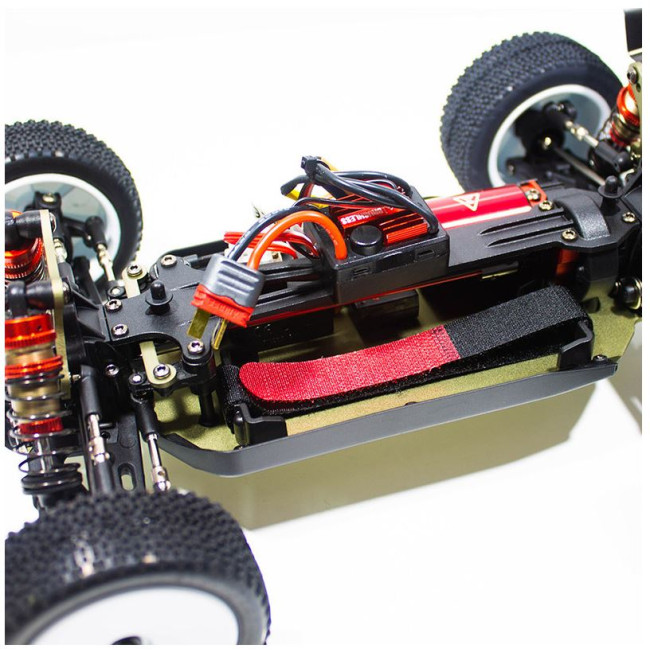 COCHE BRUSHLESS BUGGY 1/14 LC RACING EMB-1H BATERÍA LIPO (7,4V) LISTO PARA CORRER