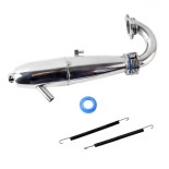 81084 ESCAPE CON CODO TIPO CART CROMADO RC 1/8