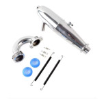 81084 ESCAPE CON CODO TIPO CART CROMADO RC 1/8