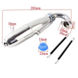 81084 ESCAPE CON CODO TIPO CART CROMADO RC 1/8