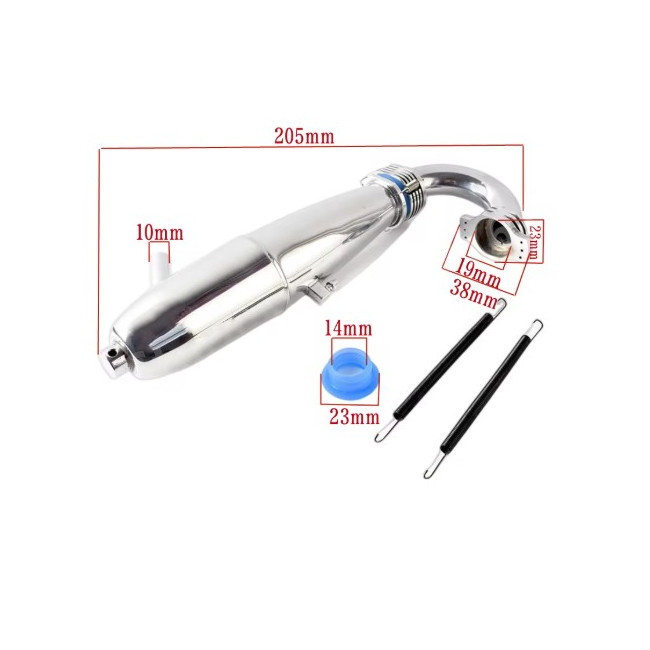 81084 ESCAPE CON CODO TIPO CART CROMADO RC 1/8