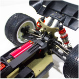 COCHE BRUSHLESS TRUGGY 1/14 EMB-TGH LC RACING RTR BATERÍA LIPO 7,4V BLANCO ROJO