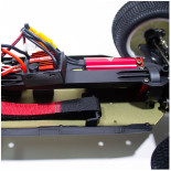 COCHE BRUSHLESS TRUGGY 1/14 EMB-TGH LC RACING RTR BATERÍA LIPO 7,4V BLANCO ROJO