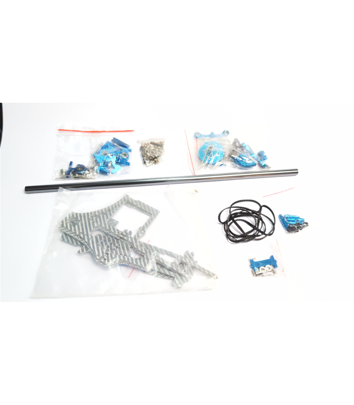 CHASIS FIBRA+TUBO COLA+TRANSMISION COLA