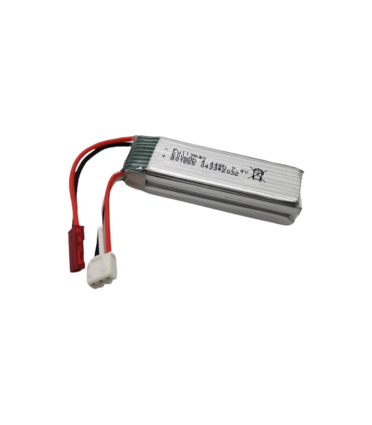 BATERÍA 7.2V (2S) 500MHA CON CONECTOR BEC/JST