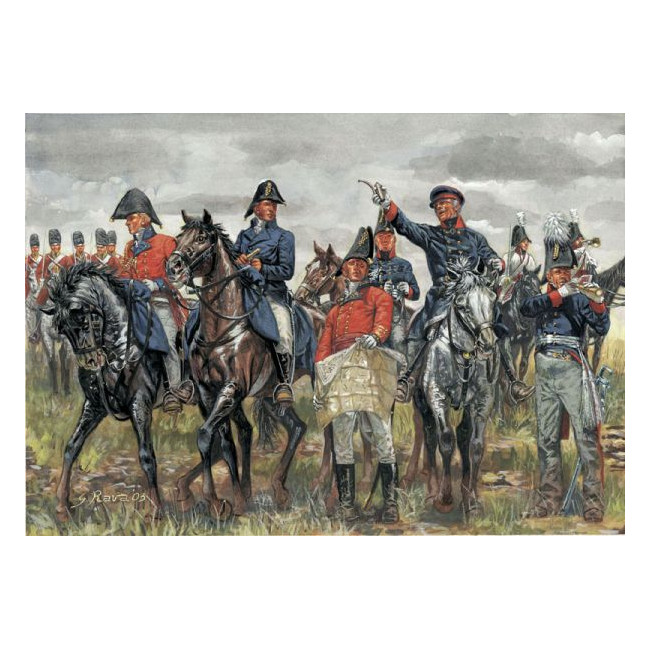 Maqueta Estado Mayor Ejercito Britanico Y Prusiano