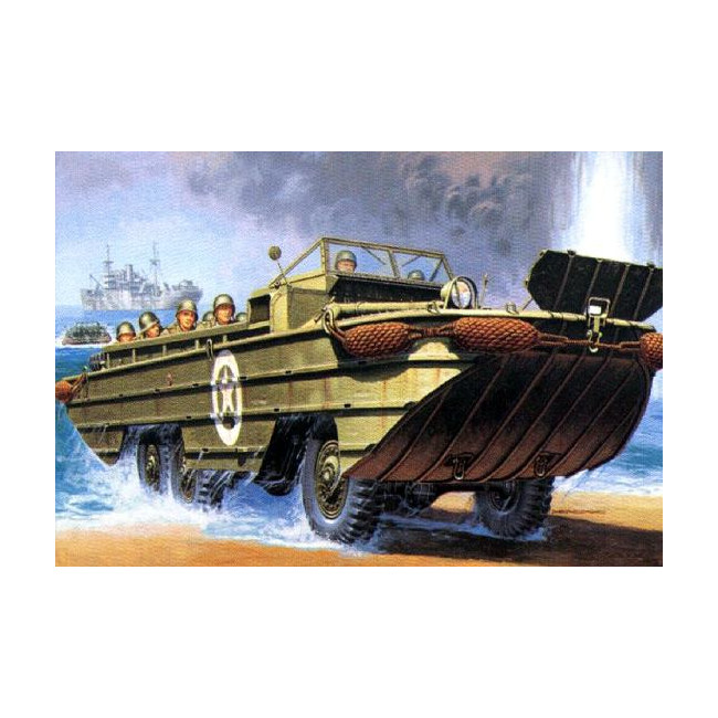 Maqueta Vehiculo Anfibio Dukw II Guerra Mundial