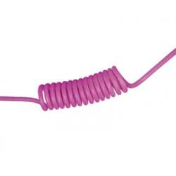 Tubo de silicona en espiral