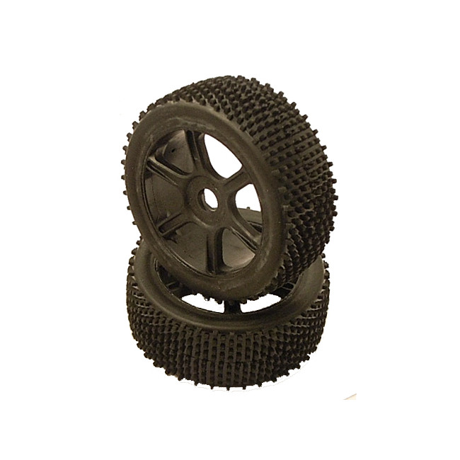 Ruedas Coche Buggy RC 1/8 Multipico Par Black