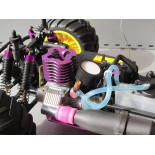 Tyranosaurus HSP Monster Big Food 1/10 Gasolina Naranja y Azul