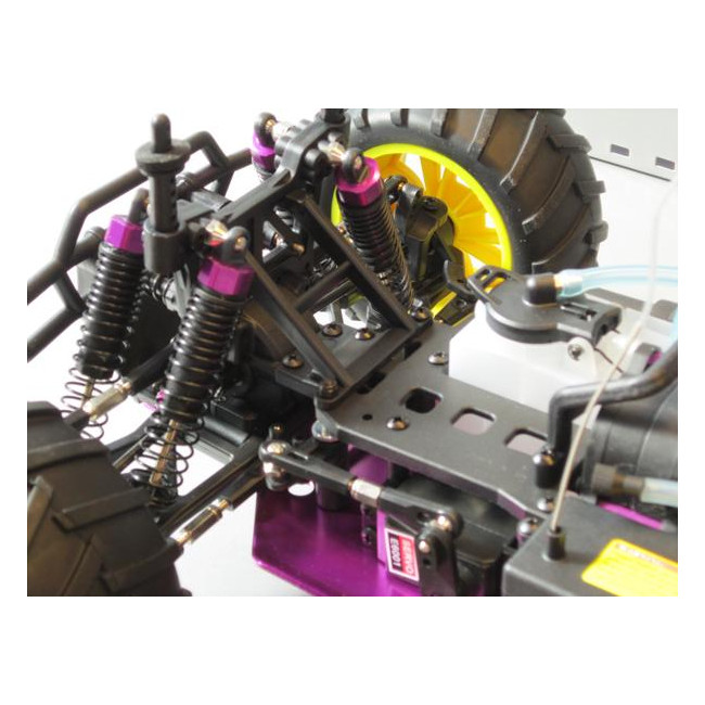 Tyranosaurus HSP Monster Big Food 1/10 Gasolina Rojo y Plateado