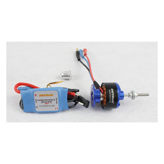 Motor KV1080 y Variador Brushless 18amp Detrum