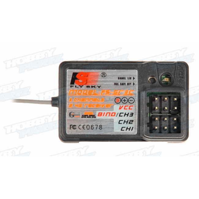 Emisora RC 3 Canales FS-GT3C Fly Sky 2,4Ghz 10 Memorias