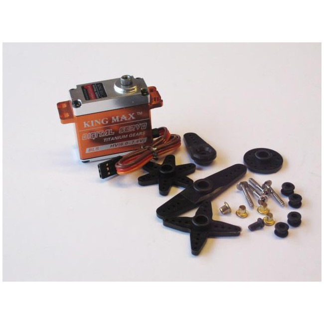 Servo Digital KM6932MDHV Aluminio Piñones Titanio 32KG HV