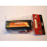 Batería Lipo 14.8vol y 2200mha 25C Descarga Dynam