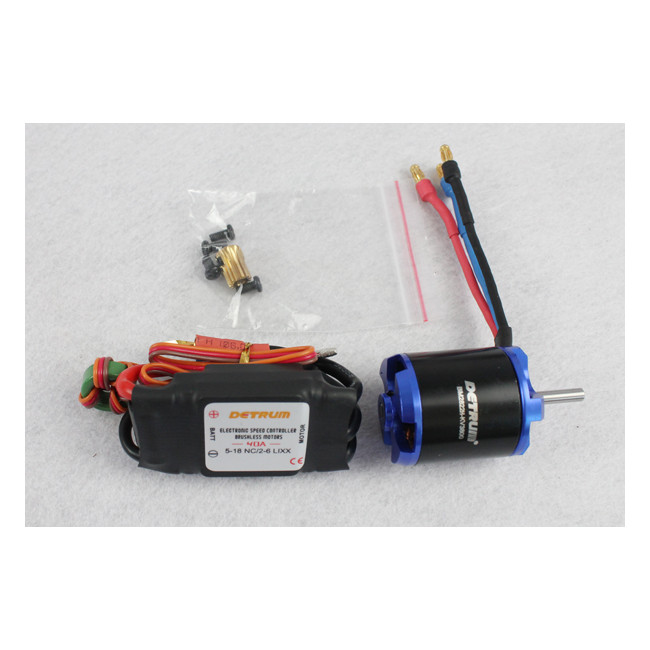 Motor KV3800 y variador Brushless 40Amp Detrum