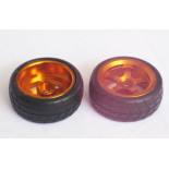 Ruedas Coche RC Touring 1/10 Llanta Aluminio Doradas