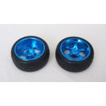 Ruedas Coche RC Touring 1/10 Llanta Aluminio Azules