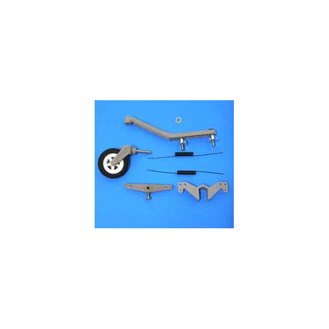 Patín de cola c/rueda gran escala