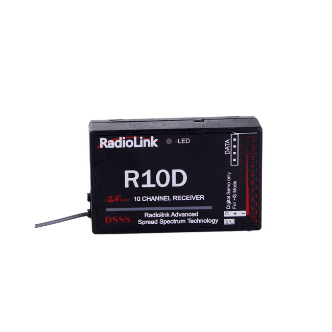 Receptor R10D 10 Canales 2.4GHz DSSS Radiolink