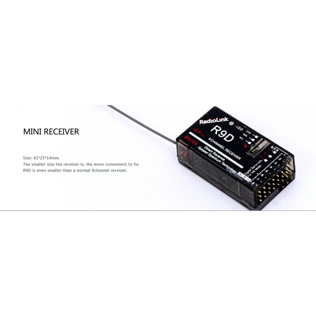 Receptor R10D 10 Canales 2.4GHz DSSS Radiolink
