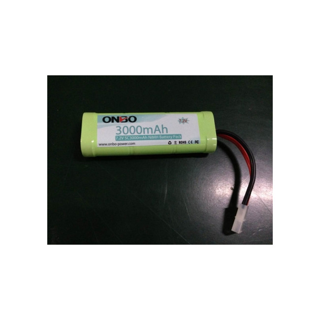Batería RC 7.2vol 3000mAh NiMh