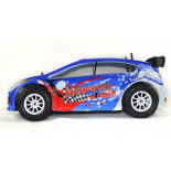 Coche RC XRL-N2 Rally Nitro 4WD 2VEL. GO18 Azul