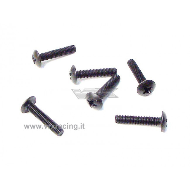 TORNILLOS CABEZA RESONDA M. 5X15 6PCS