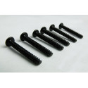 TORNILLOS CABEZA RESONDA CHAPA 4X30 6PCS