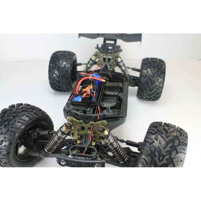 Coche RC Bison VKAR Monster Truck 4WD 1/8 Brushless 11.1v Lipo  Verde (Versión 2020)
