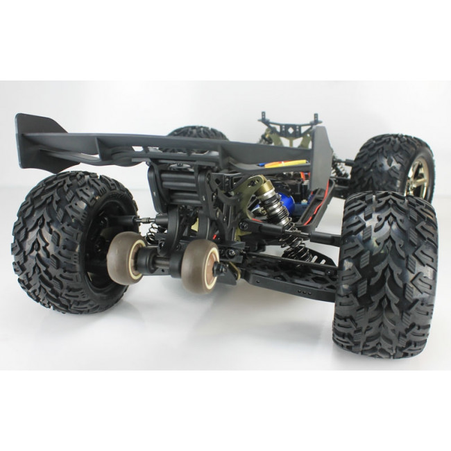 Coche RC Bison VKAR Monster Truck 4WD 1/8 Brushless 11.1v Lipo  Plateado (Versión 2021)
