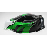 CARROCERÍA BUGGY 1/8 PINTADA VERDE-NEGRA