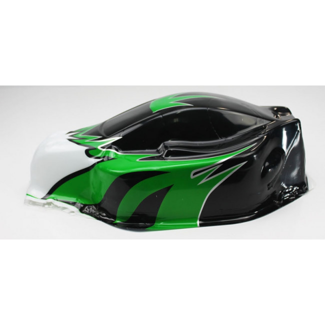 CARROCERÍA BUGGY 1/8 PINTADA VERDE-NEGRA